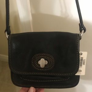 Small black crossbody purse